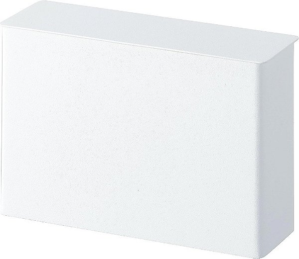 Caixa de Armazenamento de Filtro de Café para Casa YAMAZAKI - Suporte de Armazenamento de Cozinha, Tamanho Único, Branco