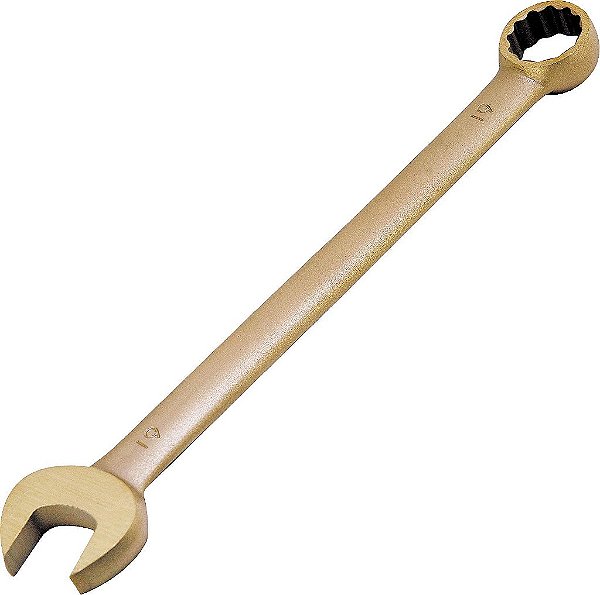 Chave combinada padrão de 1/2 polegada de bronze de alumínio à prova de faíscas CS Unitec EX206-035UA (Albr)