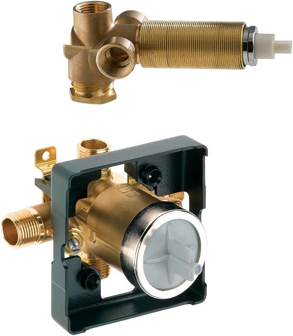 Corpo da válvula universal MultiChoice DELTA FAUCET R10700-UNWS com válvula desviadora de parede, cromado, 4,88 x 5,06 x 4,88 polegadas