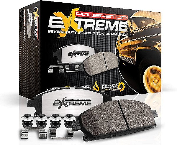 Pastilhas de freio traseiras Z36-791 Power Stop Z36 para caminhões e reboques