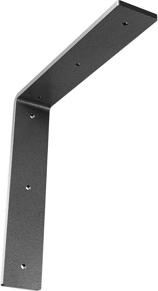 Suporte de aço Hamilton Ekena Millwork BKTM02X10X10HAHSV, 2L x 10P x 10A, Prata Martelada