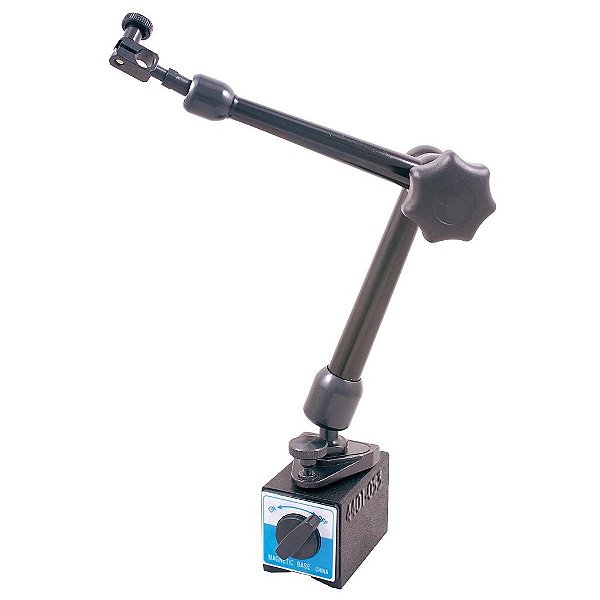 Base magnética de tração HHIP 4401-0534 com ajuste fino na parte superior da base, alcance de 13,7