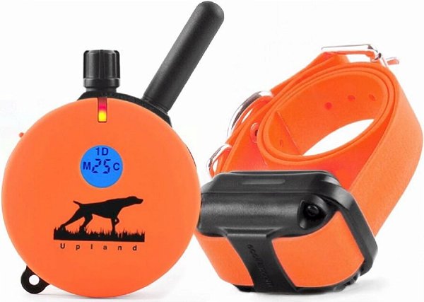Coleira de treinamento humano Educator E-Collar para cães com controle remoto, 100 níveis seguros de estimulação por toque, luz noturna, à prova d'água, recarregável, 1 milha para 1 cão