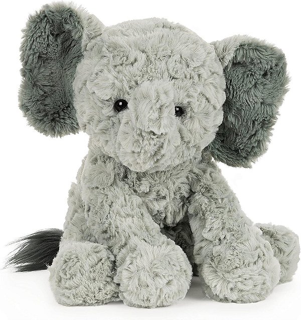 Coleção Cozys da GUND Elefante de Pelúcia para Idades a partir de 1 Ano, Cinza, 10