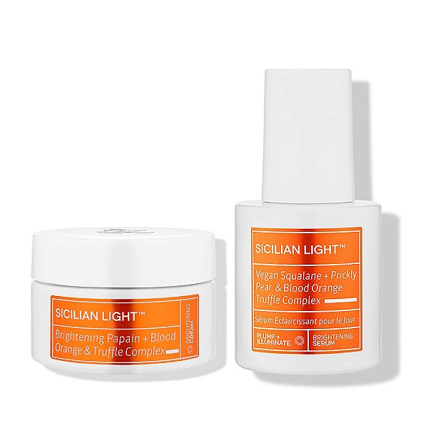 Sonhador Diurno Leve Siciliano com Retinóide, Vitamina C e Sérum e Creme Complexo de Trufa