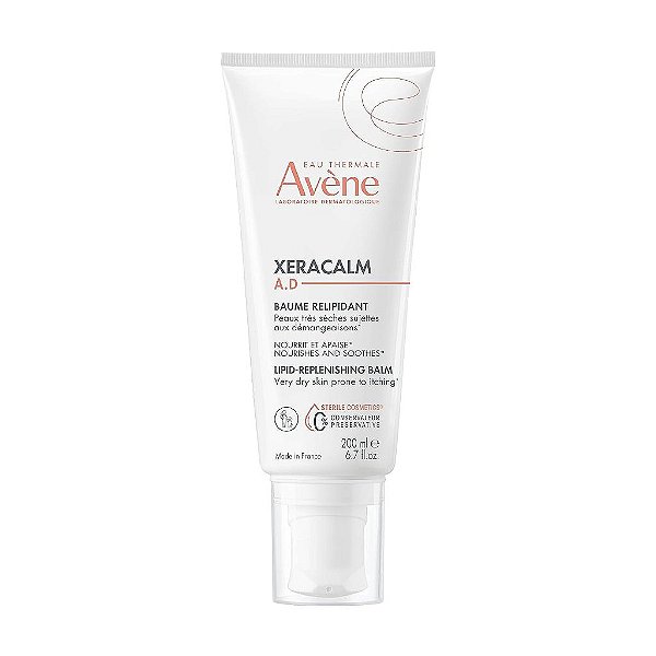Creme Lipid-Reparador XeraCalm A.D da Água Termal Avène, Dermatite Atópica, Propenso a Eczema, Sem Conservantes, Sem Fragrância, 6.7 oz.