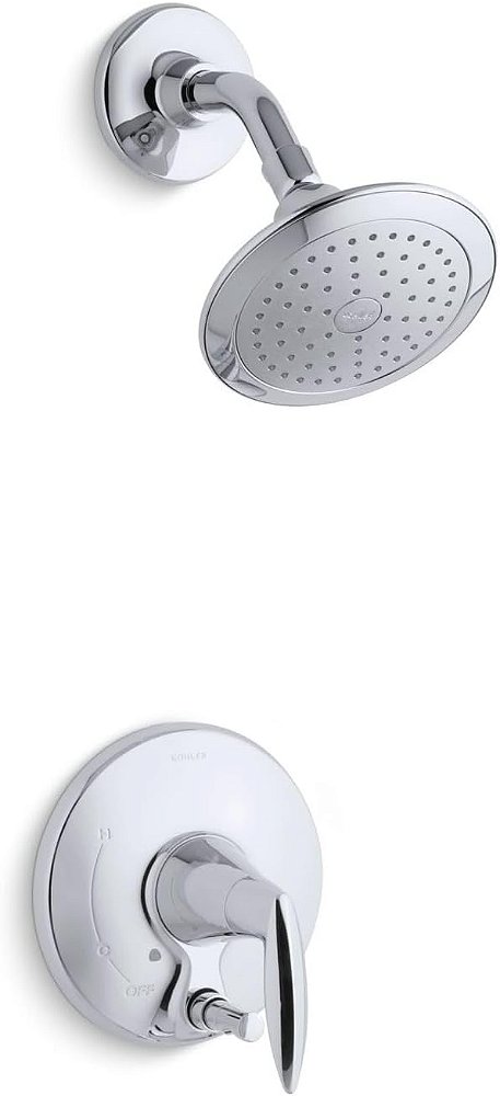 Acabamento de Chuveiro KOHLER K-T45108-4-CP Alteo com desviador de botão de pressão, Cromado Polido