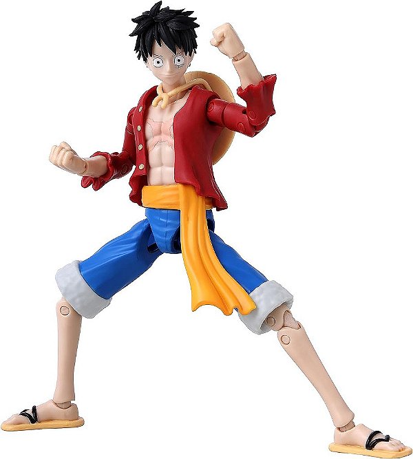 HERÓIS DO ANIME - One Piece - Figura de ação da Renovação de Monkey D. Luffy