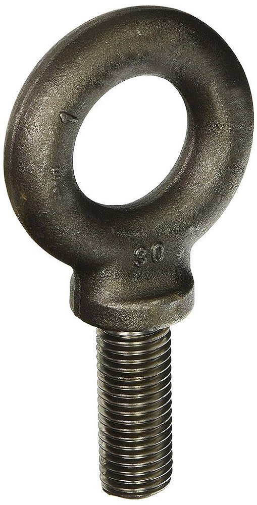 Parafuso de ombro de olho Chicago Hardware 12988 6, Limite de carga de trabalho: 9000 lb, Tração reta, Comprimento de 7,00, Altura de 1,00, Largura de 3,56
