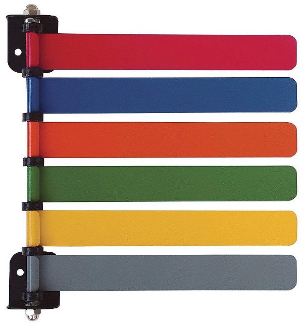 Sistema de Sinalização de Status da Sala de Exame Médico Omnimed 291706_2021 para 6 Bandeiras, Comprimento de 8