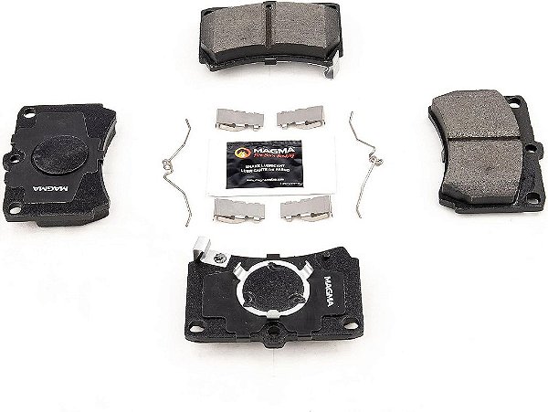 Pastilhas de freio semi-metálicas MAGMA Premium PMD319M, dianteiras