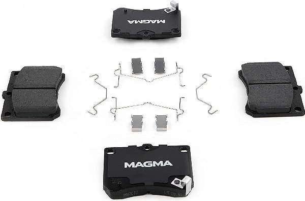 Pastilhas de freio cerâmicas Magma Fire Born Braking PMD473C, dianteiras.