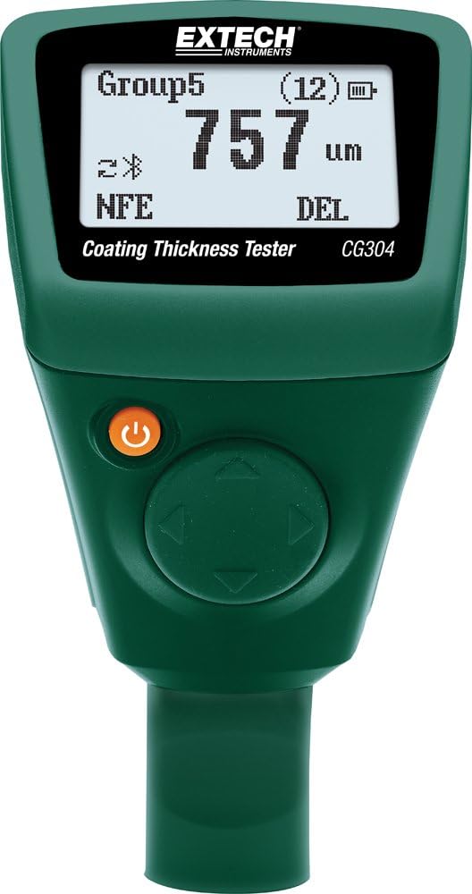 Testador de espessura de revestimento Extech CG304 com Bluetooth