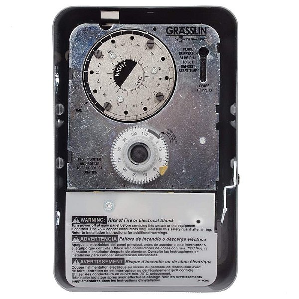 Interruptor de Temporizador Intermatic G8045-20, 208V-240V Degelo Mecânico