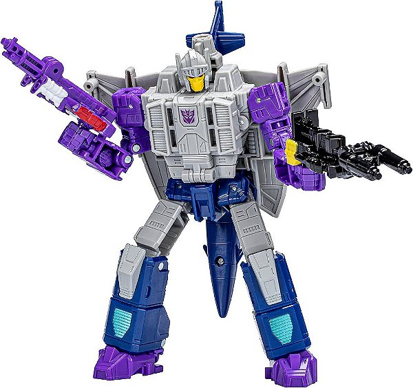 Brinquedo Transformers Legacy Evolution Deluxe Needlenose com 2 brinquedos Targetmaster, 5.5 polegadas, figura de ação para meninos e meninas de 8 anos ou mais