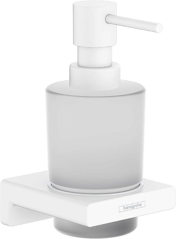 hansgrohe 41745700 Dispensador de Sabão AddStoris, Branco Fosco