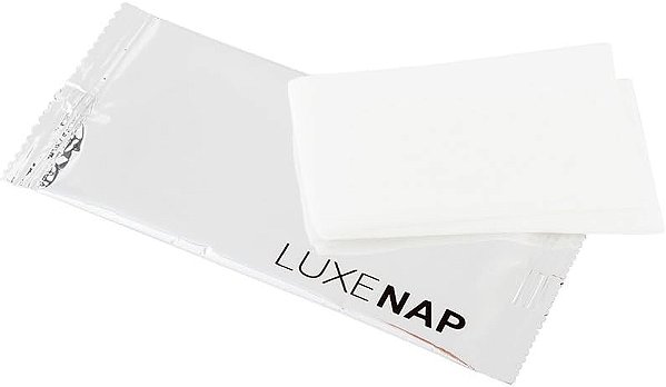 Restaurantware Luxenap Lenços umedecidos para as mãos, 5,3 pol x 2,6 pol, 100 lenços umedecidos com aroma de pêssego - Absorvente, Embalagem individual, lenços umedecidos