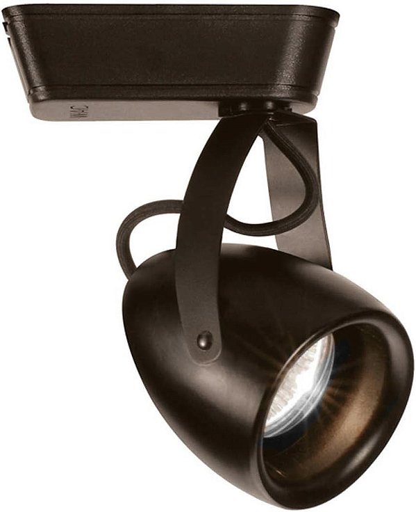 Iluminação WAC H-LED820F-930-DB Série H LED820 Impulse LED Baixa Tensão Cabeçote de Trilha em Acabamento de Bronze Escuro, Feixe de Inundação, 90+CRI e 3000K