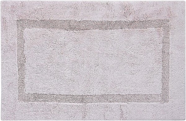 Tapete de banho de algodão egípcio certificado 100% Royal Touch BFAY, 17 X 24, cor Blush.