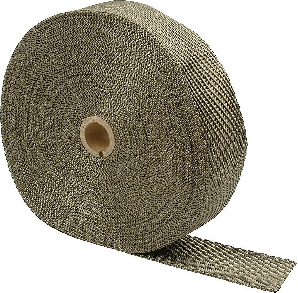 Design Engineering 010130 Titanium 2 x 100' Exhaust Heat Wrap com LR Technology traduzido para o português brasileiro é: Invólucro de calor de escape de titânio Design Engineering 010130 2 x 100' com tecn