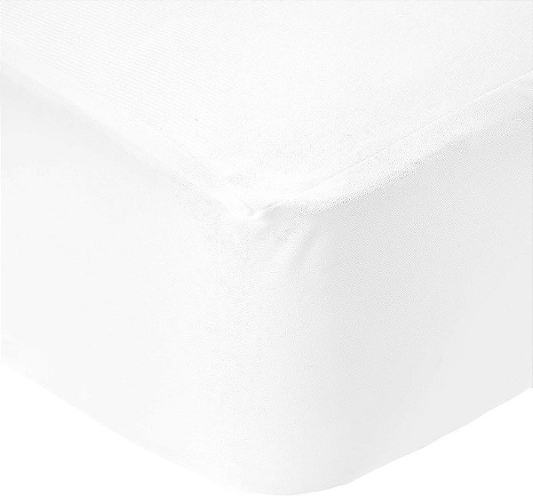 Protetor com zíper de vinil para box spring de colchão com recursos respiráveis e silenciosos, à prova de percevejos e à prova d'água, tecido premium, para colchões de 6 a 9 polegadas, tamanho