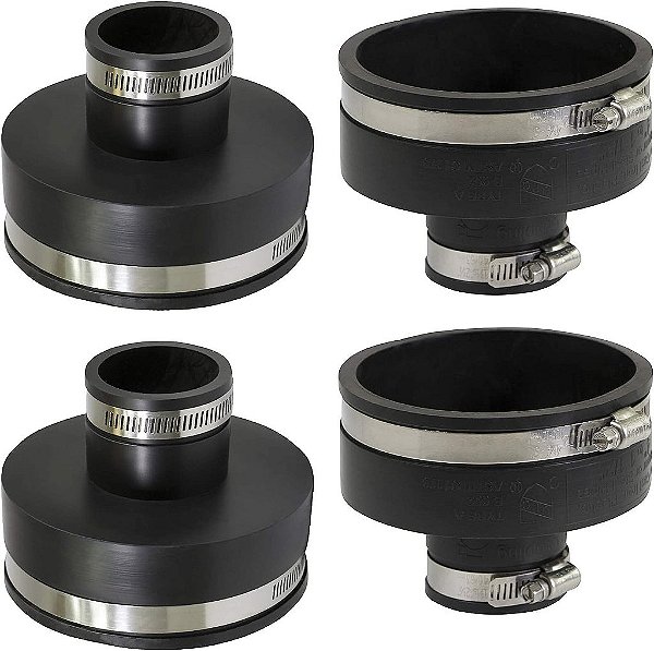 Acoplamento redutor Supply Giant 6I56x4, 4 x 1-1/2, preto