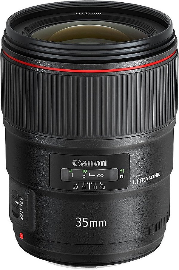 Lente Canon EF 35mm f/1.4L II USM (Modelo Internacional) Sem Garantia
