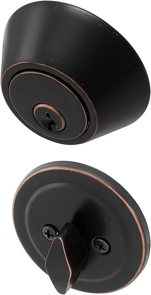 Trava de cilindro único Honeywell 8111409, bronze envelhecido com óleo
