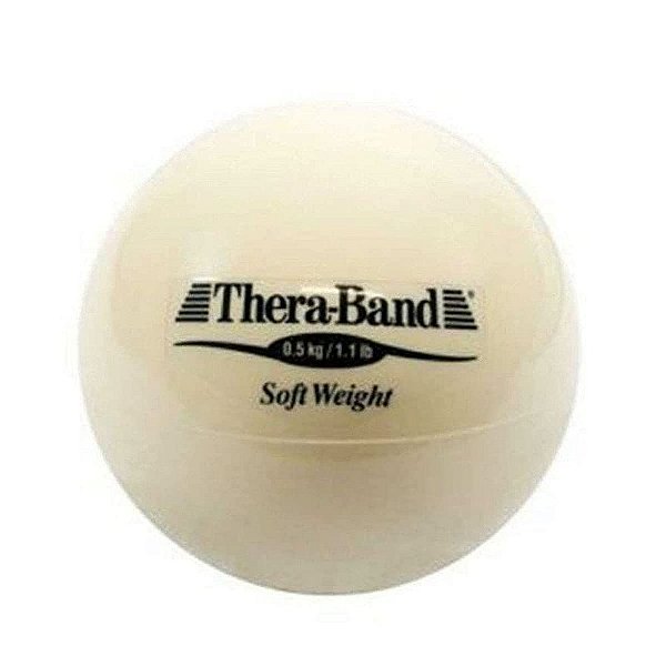 THERABAND Peso Suave, 4.5 Diâmetro, Bolas Ponderadas para Beisebol, Bolas Ponderadas para Softbol, Bola Isotônica em Forma de Mão, Fortalecimento do Ombro, Tre