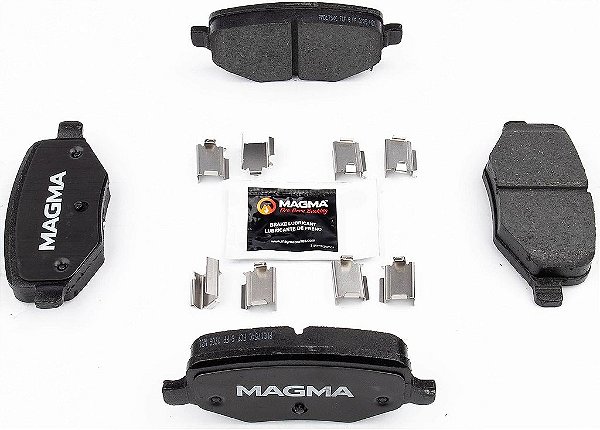 Pastilhas de Freio Cerâmicas Premium MAGMA Fire Born Braking PMD1754C, Traseiras