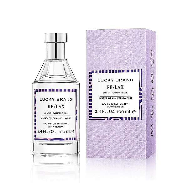 Lucky Brand Lucky You Vibes Re/Lax 3.4oz EDT (Eau de Toilette) - Traduzindo para o português: Lucky Brand Lucky You Vibes Re/Lax 3.4oz EDT (Água de Toalete)