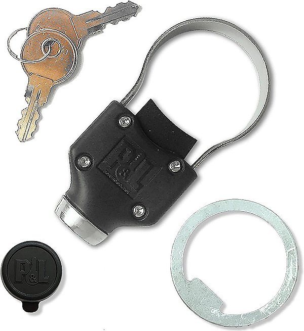 POP & LOCK - O Defensor de Portões, Fechadura Universal para Porta Malas Preta, Anti-roubo, Substituição de Fechadura para Porta Malas de Caminhão, Fácil de Instalar, Fácil de Remover, Fe
