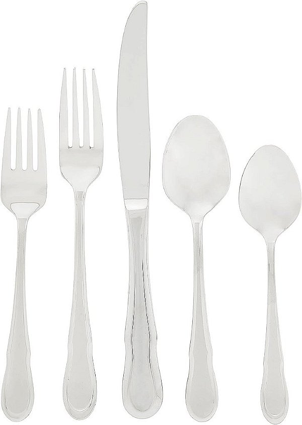 Ginkgo International Celine Platinum 20-Piece Stainless Steel Flatware Place Setting, Service for 4
Ginkgo International Celine Platinum 20-Piece Aço Inoxidável Talheres Lugar Definição, Serviço para 4