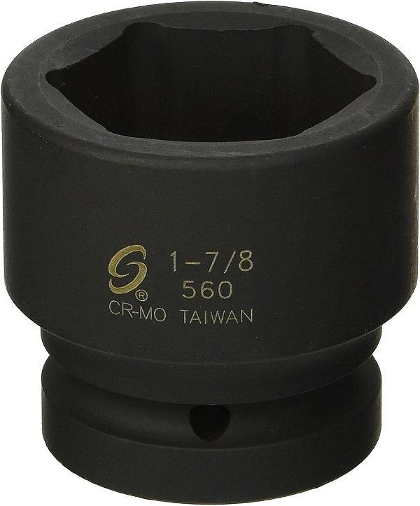 Soquete de impacto Sunex 560 de 1 com 6 pontos padrão 1-7/8