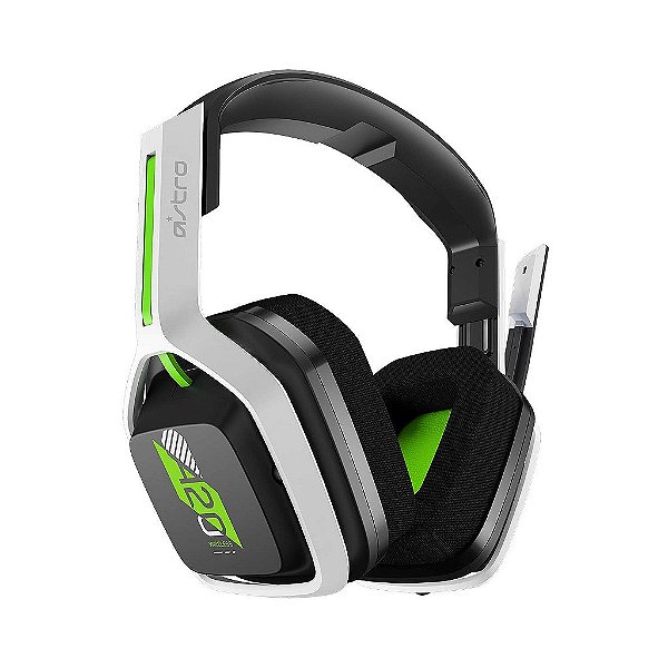 Fone de Ouvido Sem Fio ASTRO Gaming A20 Gen 2 para Xbox Series X | S, Xbox One, PC & Mac - Branco/Verde