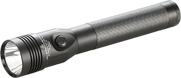 Lanterna recarregável Streamlight 75458 Stinger DS LED HL de Duplo Interruptor com 800 lumens e carregador inteligente Piggyback de 120 volts CA/12 volts CC (NiMH), Preto