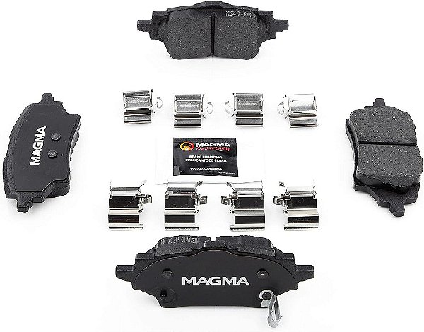 MAGMA Fogo Nascido Freio Premium PMD2202C Pastilhas de freio cerâmicas, traseiras.