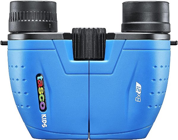 Binóculos Tasco Kids 8x21, binóculos compactos para crianças de 3 a 12 anos, ótimos para aventuras, caminhadas, acampamentos, viagens e observação de pássaros.