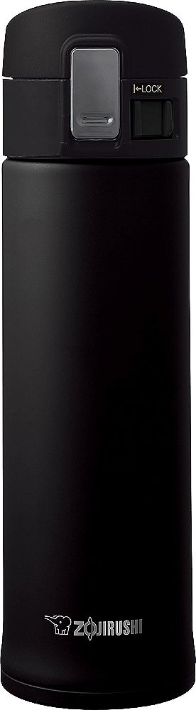 Caneca de Viagem de Aço Inoxidável Zojirushi de 0,36 Litros, 12 Onças, Preto