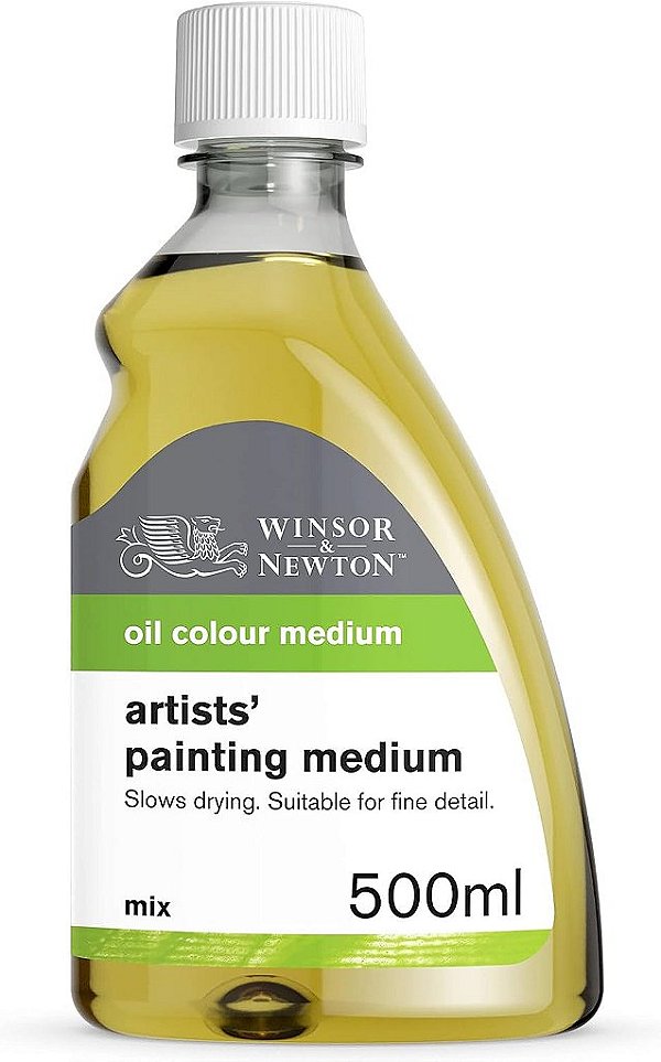 Winsor & Newton Meio de Pintura, Frasco de 500ml (16.9 onças)
