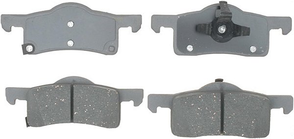 ACDelco Silver 14D935C Jogo de Pastilhas de Freio Traseiro de Disco Cerâmico com Sensor de Desgaste