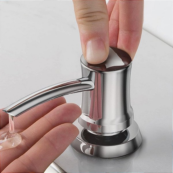 Dispensador de sabão e loção para cozinha KRAUS em cromo, KSD-54CH