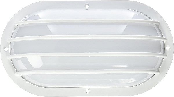 Iluminação Nuvo 77/858 Aplique 1-Luz Oval 60W A19, branco