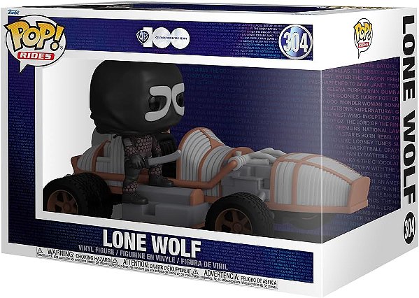 Funko Pop! Ride Super Deluxe: WB 100 - Mad Max 2: O Guerreiro da Estrada, Lobo Solitário
