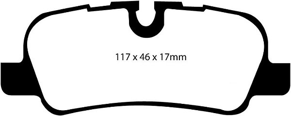 EBC Freios UD1099 Ultimax Pastilha de Freio de Reposição OEM