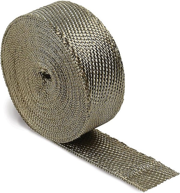 Engenharia de Design 010127 Titanium 2 x 50' Envoltório Térmico para Escape com Tecnologia LR