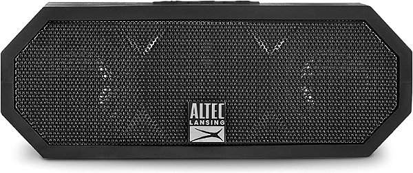 Altec Lansing Jacket H2O 2 - Alto-falante Bluetooth à prova d'água com porta Aux 3,5mm, certificado IP67 e flutua na água, alto-falante compacto e portátil para viagens e uso ao ar livre