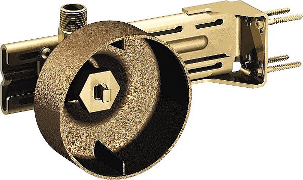 Válvula de instalação áspera para spray corporal Moen M-PACT 1/2 polegadas CC e IPS com suporte de montagem, S1300