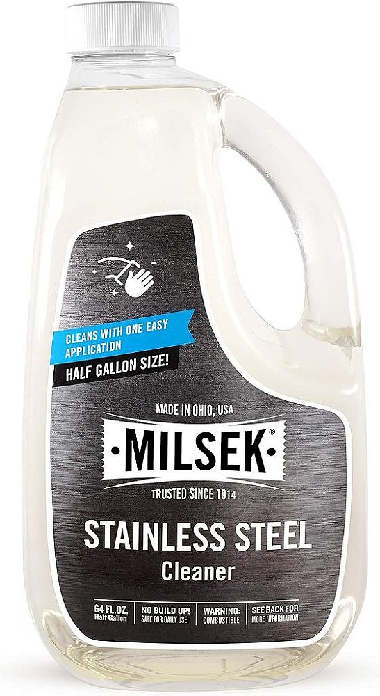 Limpador de aço inoxidável Milsek, 64 onças, 64 fl oz.