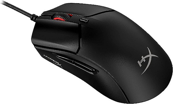 HyperX Pulsefire Haste 2 – Mouse de jogos com fio ultraleve, 53g, taxa de varredura de 8000Hz, sensor de precisão, cabo Hyperflex 2, plug and play - Preto.